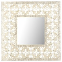 Capiz Lace mirror