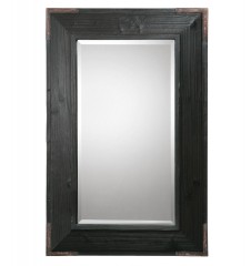 Rejuvenation's ebonized mirror with copper detail